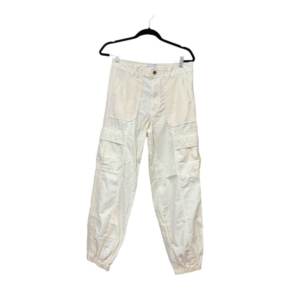Urban Outfitters Cargo Joggers Light Yellow